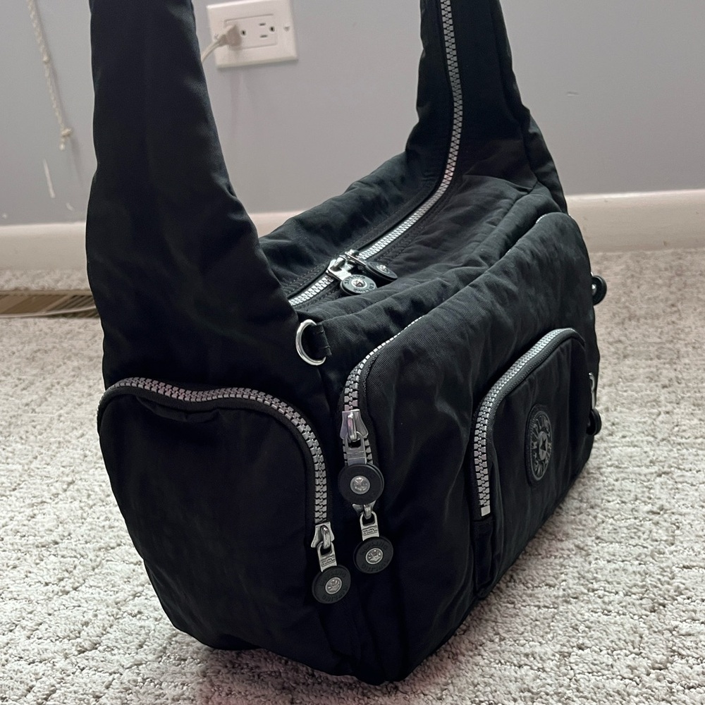 Kipling Black Nylon Convertible Bag - Picture 5 of 9